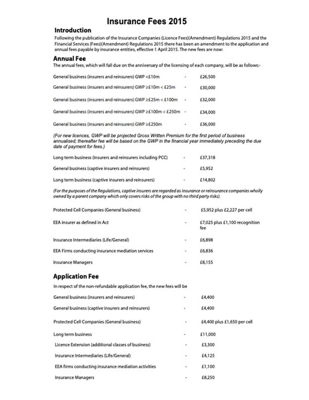 Insurance Fees April 2015 thumb